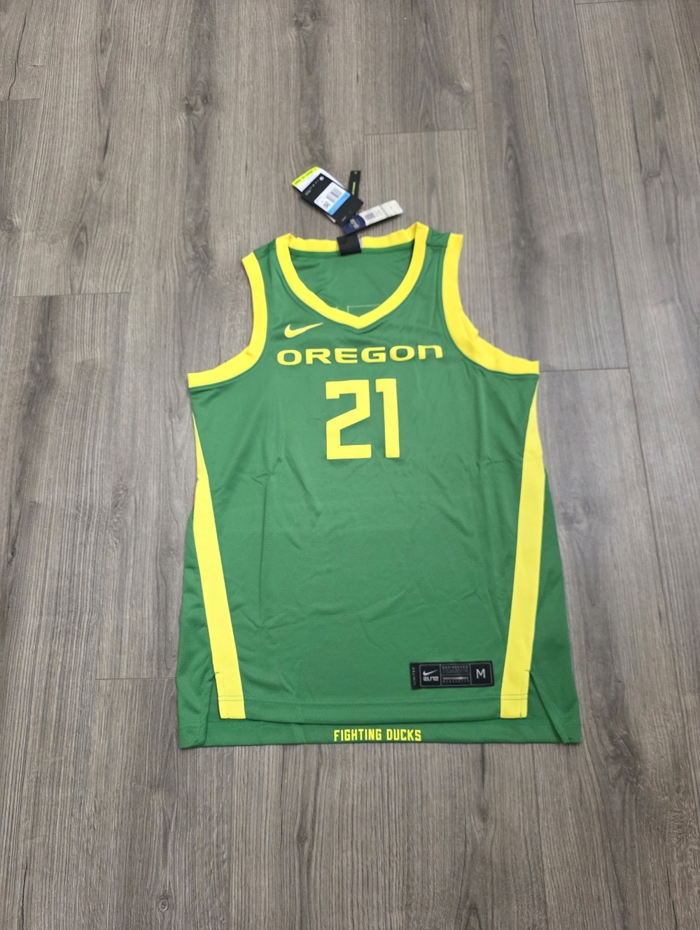 Nike Oregon Ducks Elite Basketball Jersey Mens Size Medium